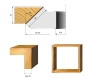 Preview: Wendeplatten-Fasefräser 45° 150x36x30xZ=2